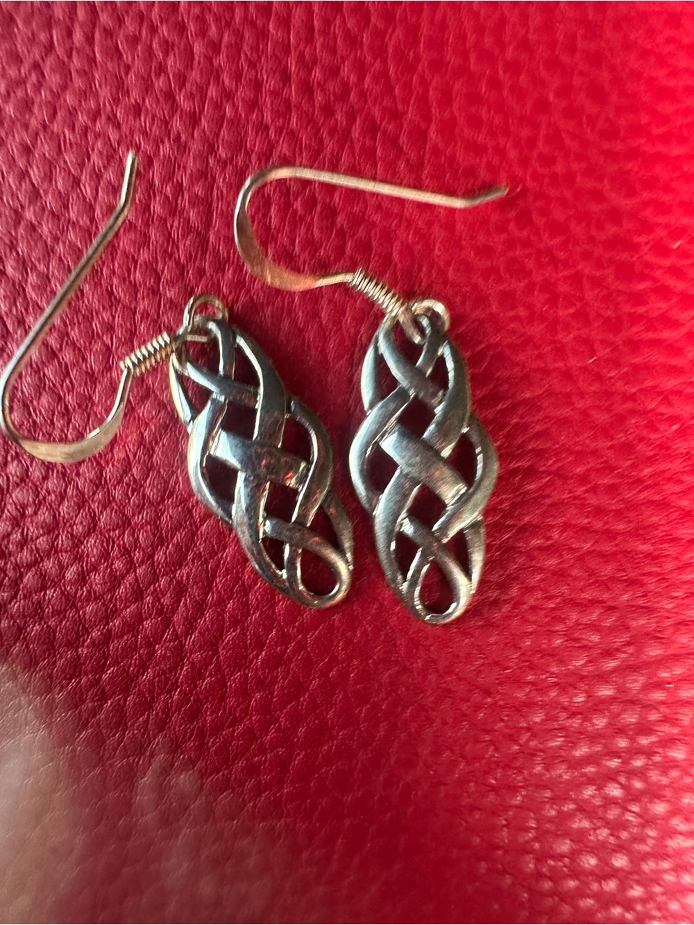 925 Silver Celtic Knot Drop Earrings - Women Jewelry